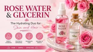 01-Rose water and glycerin skincare essentials