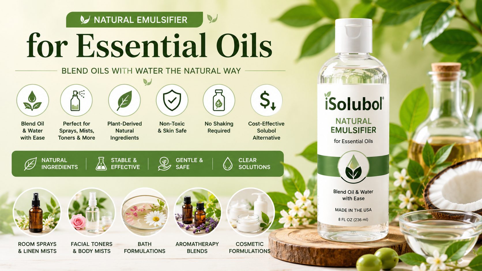 03-Natural emulsifier for essential oils