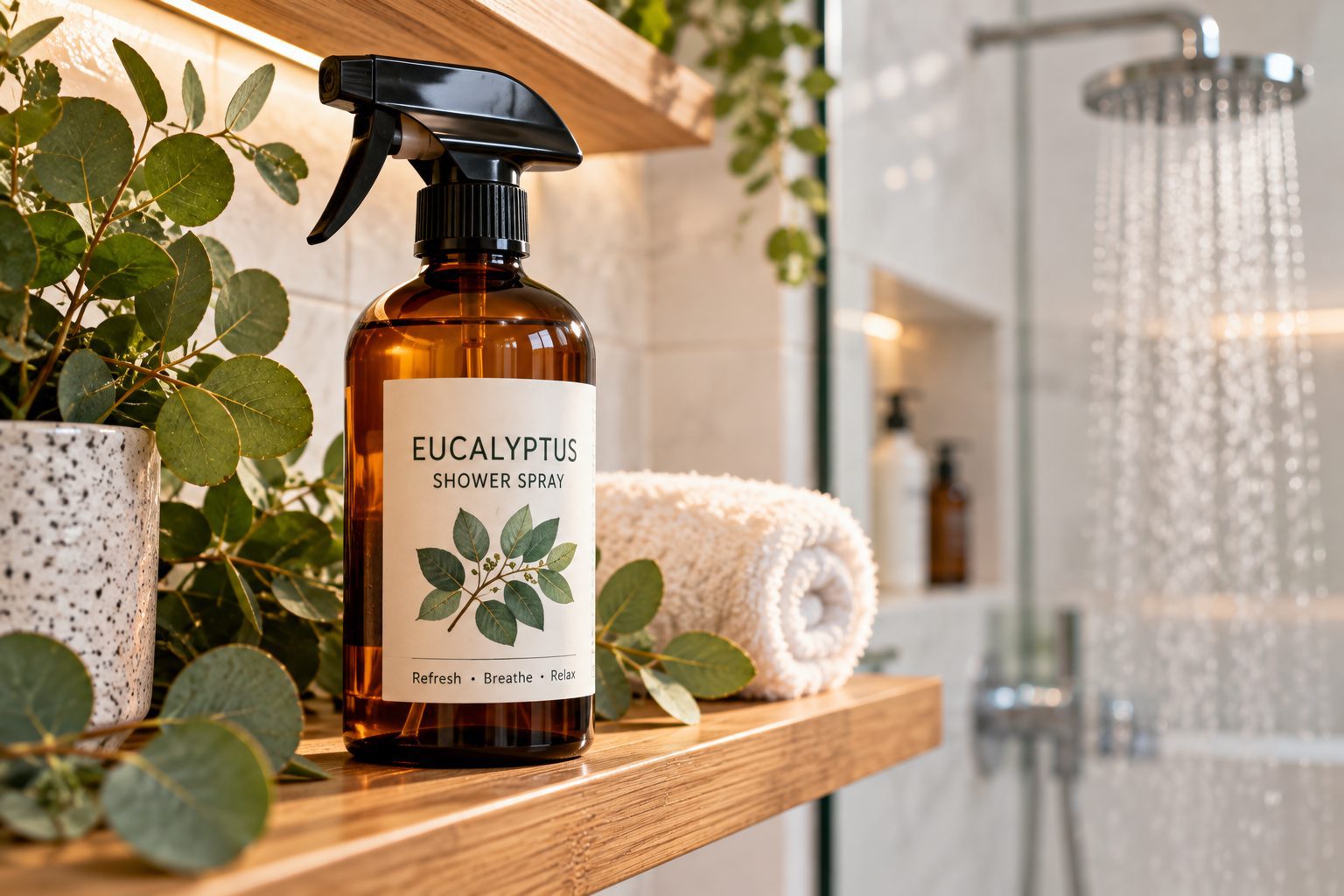 Eucalyptus Shower Spa Still Life