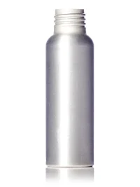 Aluminum bullet bottle with 24-410 neck