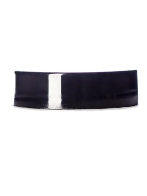 Black PP 38-400 smooth skirt lid with pressure sensitive liner - blck-38-400-lid