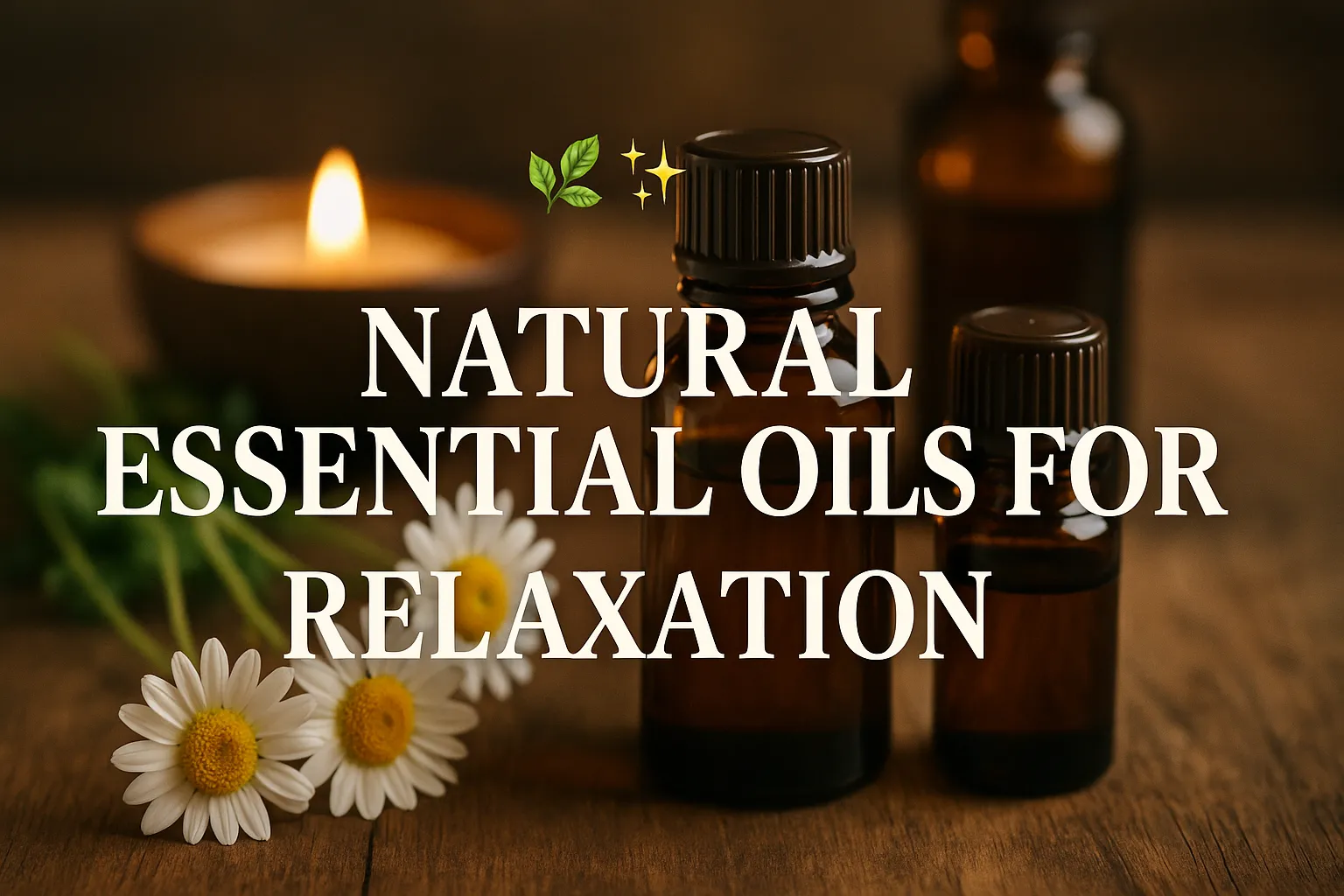 Natural essential oil for relaxation