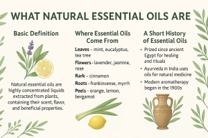 What natural essential oils are