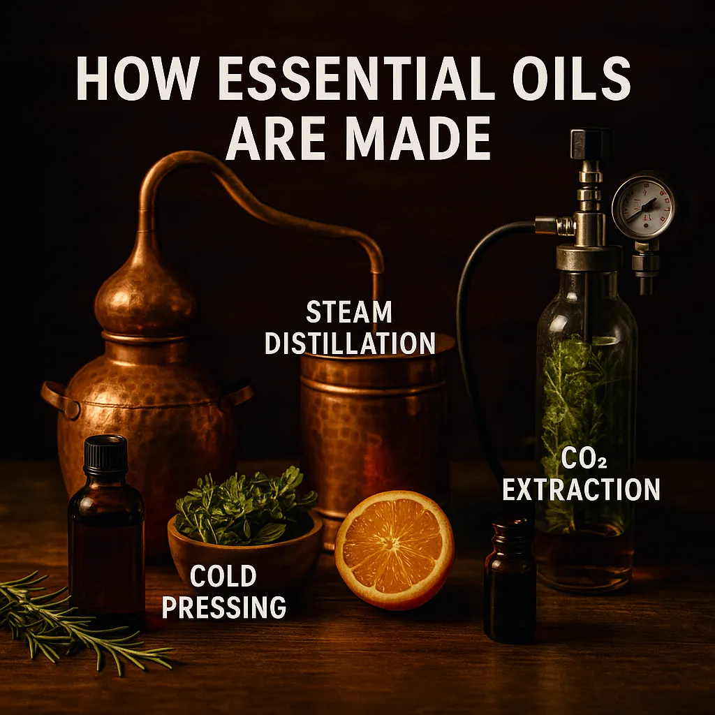 how essential oils are made