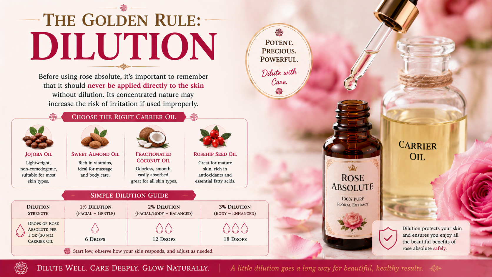 02-Dilution guide for rose absolute use