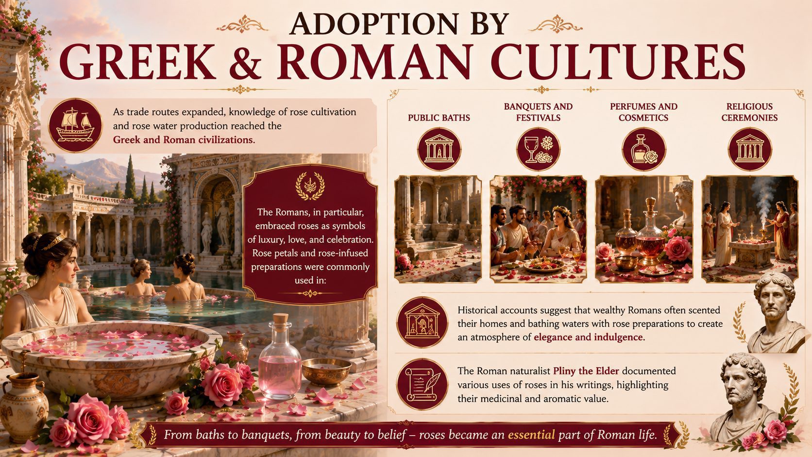 03-Roman and Greek rose culture infographic