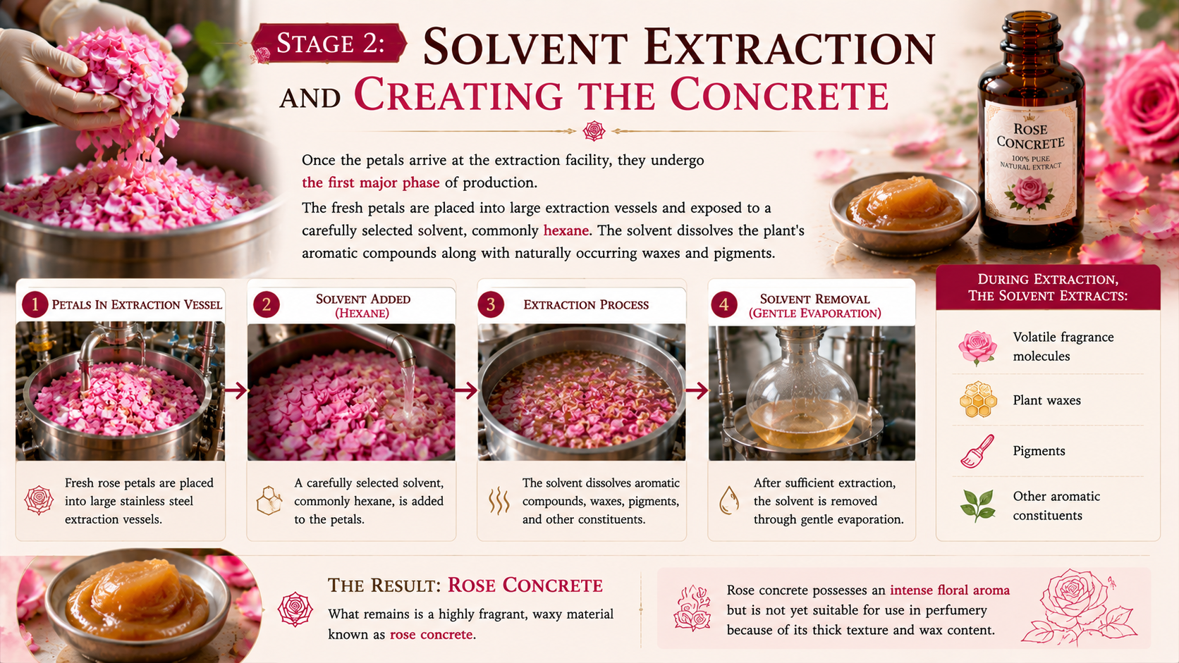 03-Solvent extraction and rose concrete process