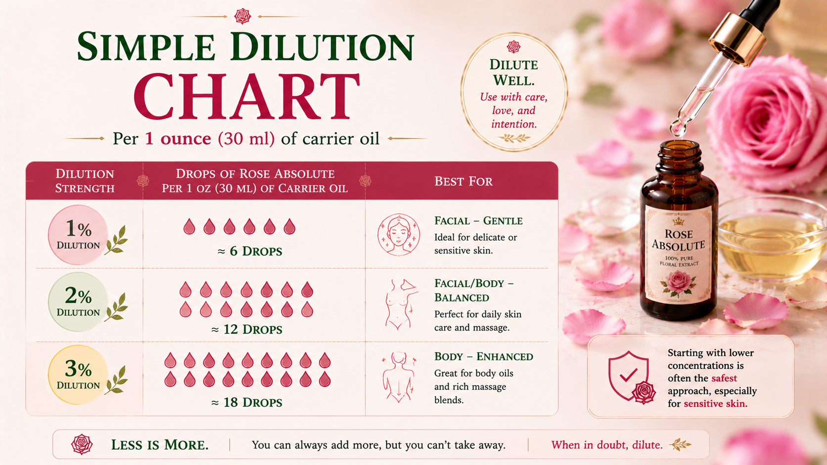 04-Simple dilution guide for rose oil