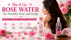 How to use rose water for hair healthy and scine