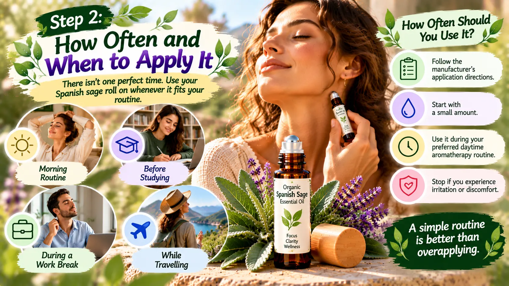 Spanish Sage Roll-On Wellness Guide