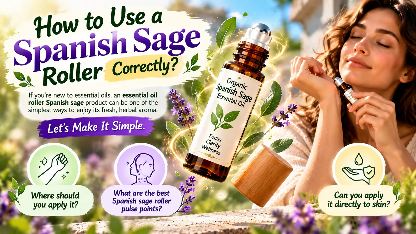 Spanish Sage Roller Wellness Guide